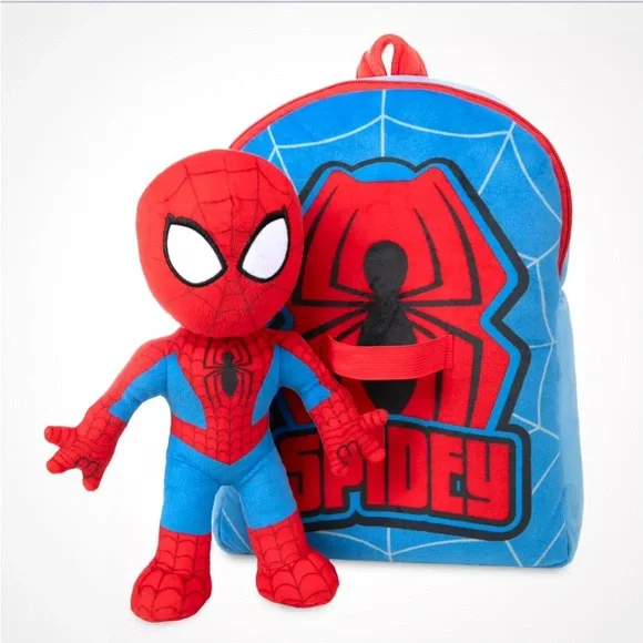 Spider-Man Backpack and Plush Set NEW - Picture 2 of 5